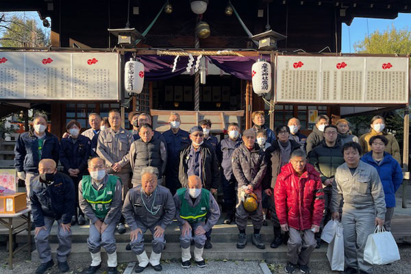 新年安全祈願(田蓑神社)